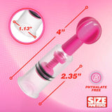 MAXtwist Clit Nipple Sucker Set 3 Pc Pink