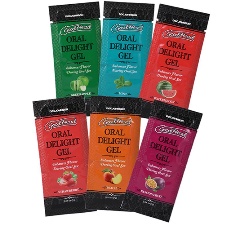 GoodHead Oral Delight Gel 6 Pc Fruity