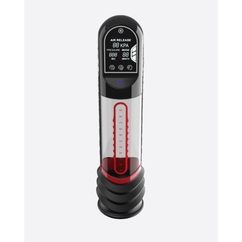 ISP90 Curve Infrared Automatic Penis Pump Red
