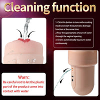 Suctroker Dual Density Vibrating Sucking Vaginal Masturbator V2