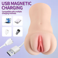 Brenna Dual Density 3 Speed 7 Mode Vibrating Realistic Masturbator