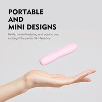 Bella Silicone 140mm Bullet Massager Pink