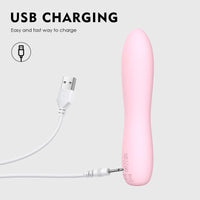 Bella Silicone 140mm Bullet Massager Pink