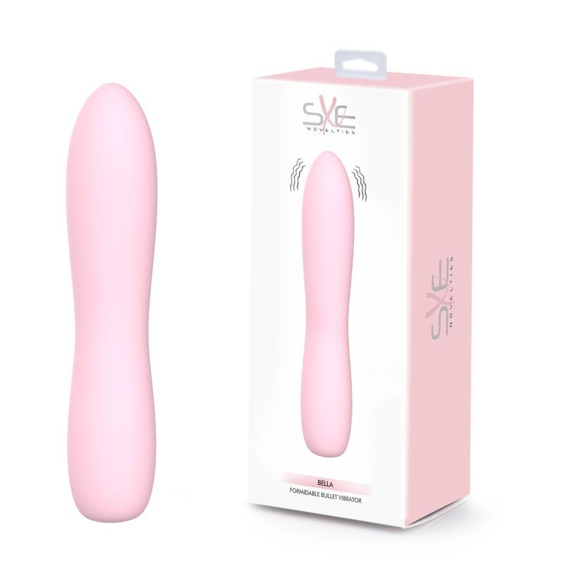 Bella Silicone 140mm Bullet Massager Pink