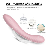 Maya Curve Silicone Vibrator Pink