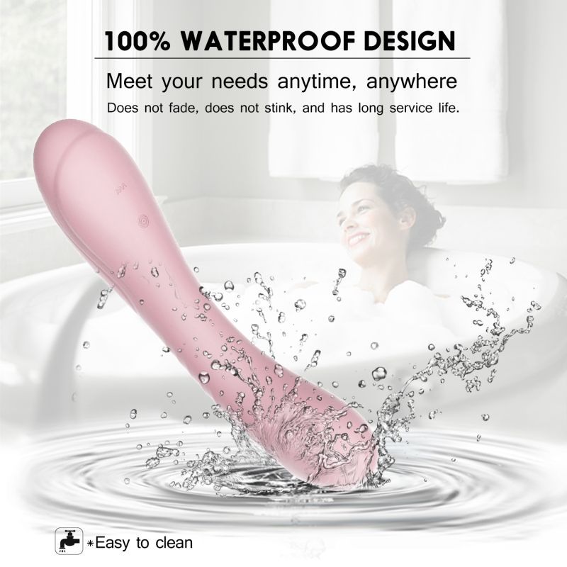 Maya Curve Silicone Vibrator Pink