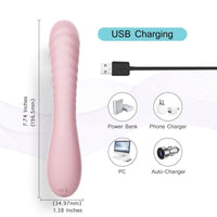 Maya Curve Silicone Vibrator Pink