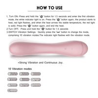 Maya Curve Silicone Vibrator Pink