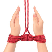 Rebellion Reign Crimson Silky Bondage Rope Red