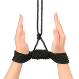 Rebellion Reign Ebony Silky Bondage Rope Black
