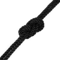 Rebellion Reign Ebony Silky Bondage Rope Black