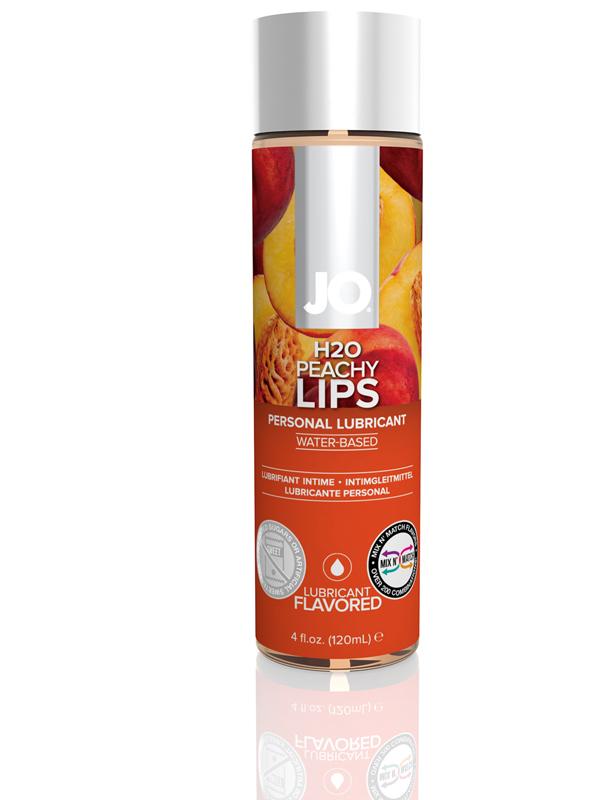JO H2O Flavored Lubricant Peachy Lips 4 floz/120ml