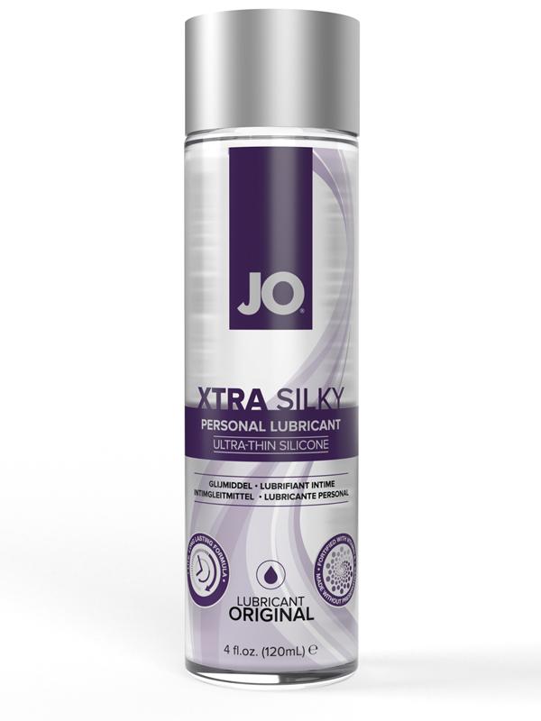 JO Xtra Silky Thin Silicone - Original - Lubricant 4 oz / 120 mL