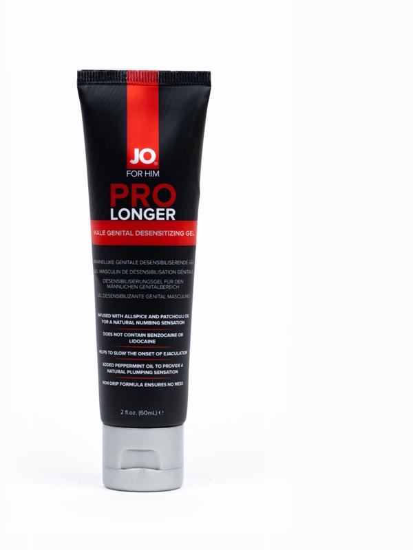 JO Prolonger Gel - Benzocaine Free - Desensitizer 2 floz / 60 mL