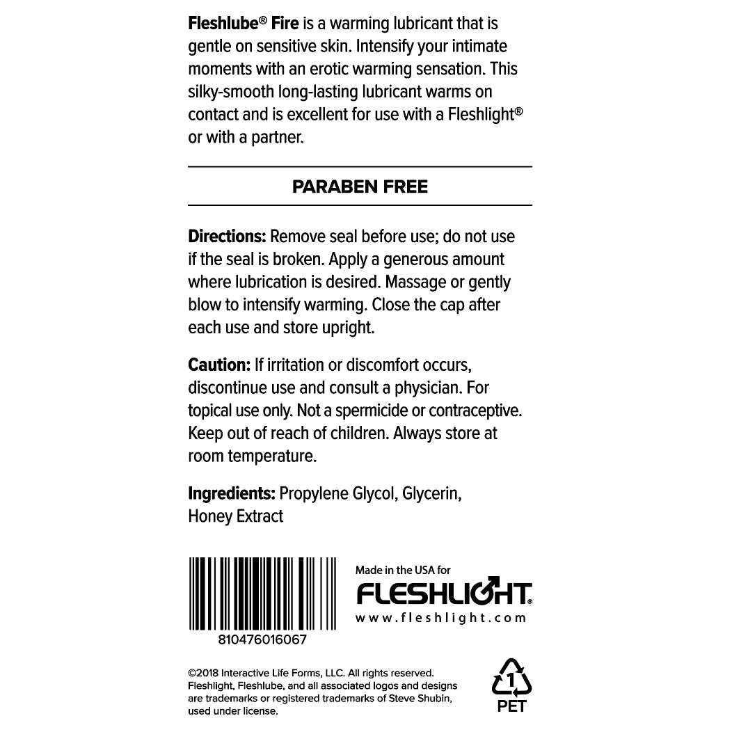 Fleshlube Fire 4oz/118ml