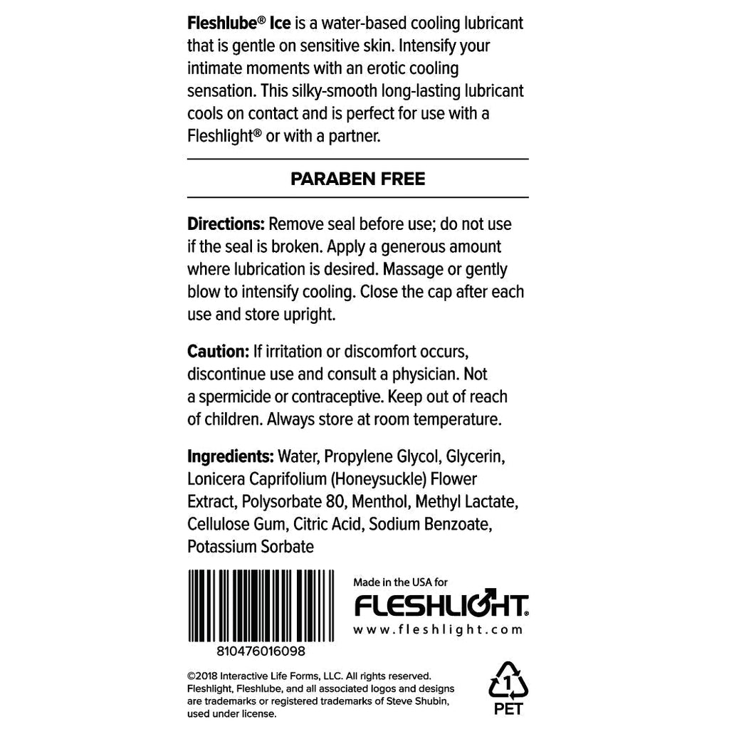 Fleshlube Ice 4oz / 118ml