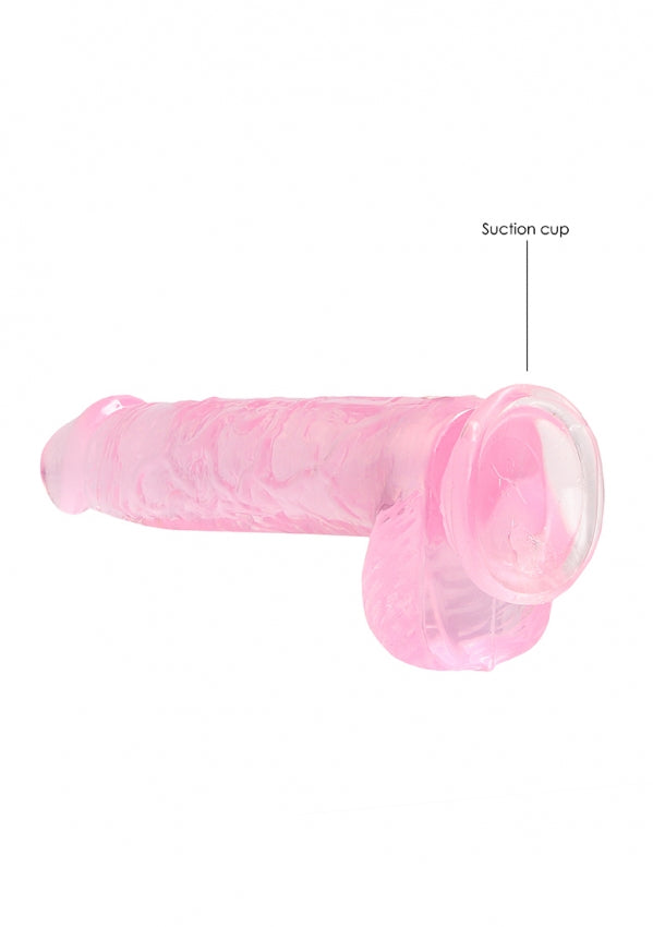 6 Inch / 15 cm Realistic Dildo With Balls - Pink