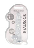 7 Inch / 17 cm Realistic Dildo With Balls - Transparent