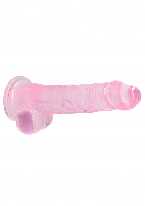8 Inch / 20 cm Realistic Dildo With Balls - Pink
