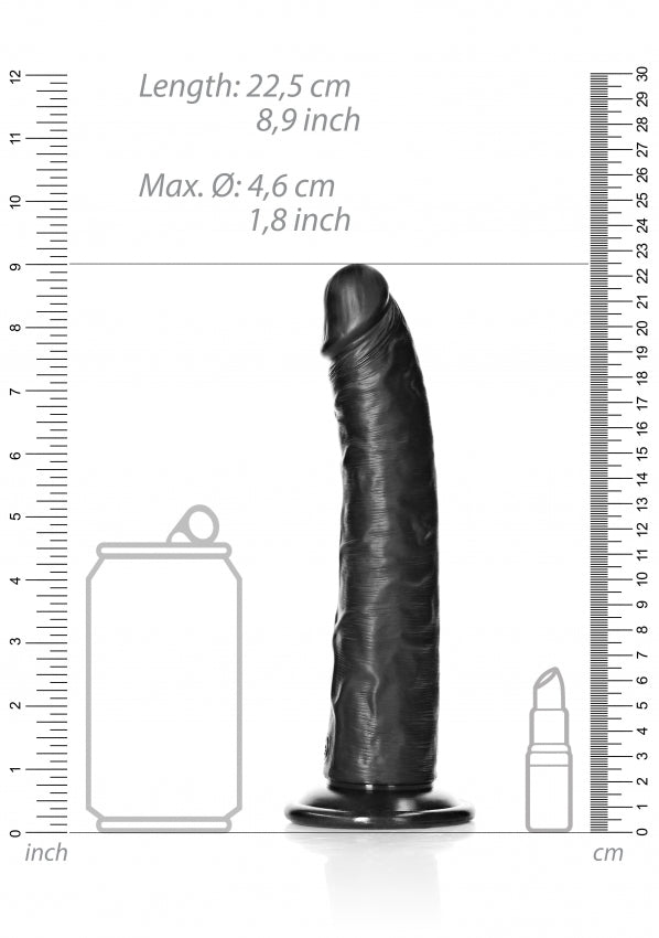Slim Realistic Dildo with Suction Cup - 8''/ 20.5 cm