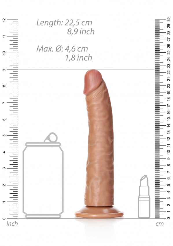 Slim Realistic Dildo with Suction Cup - 8''/ 20.5 cm