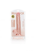 Straight Realistic Dildo with Balls and Suction Cup - 10''/ 25.5 cm