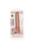 Straight Realistic Dildo with Balls and Suction Cup - 10''/ 25.5 cm