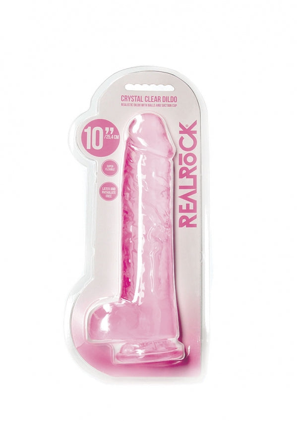 Realistic Dildo With Balls 10" / 25.4 cm
