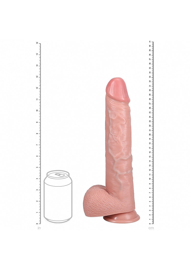 RealRock Ultra Realistic Skin - Extra Large Straight with Balls 13" / 33 cm - Flesh