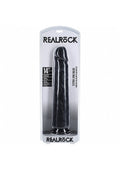 RealRock Ultra Realistic Skin - Extra Large Straight without Balls 14" / 35,5 cm - Black