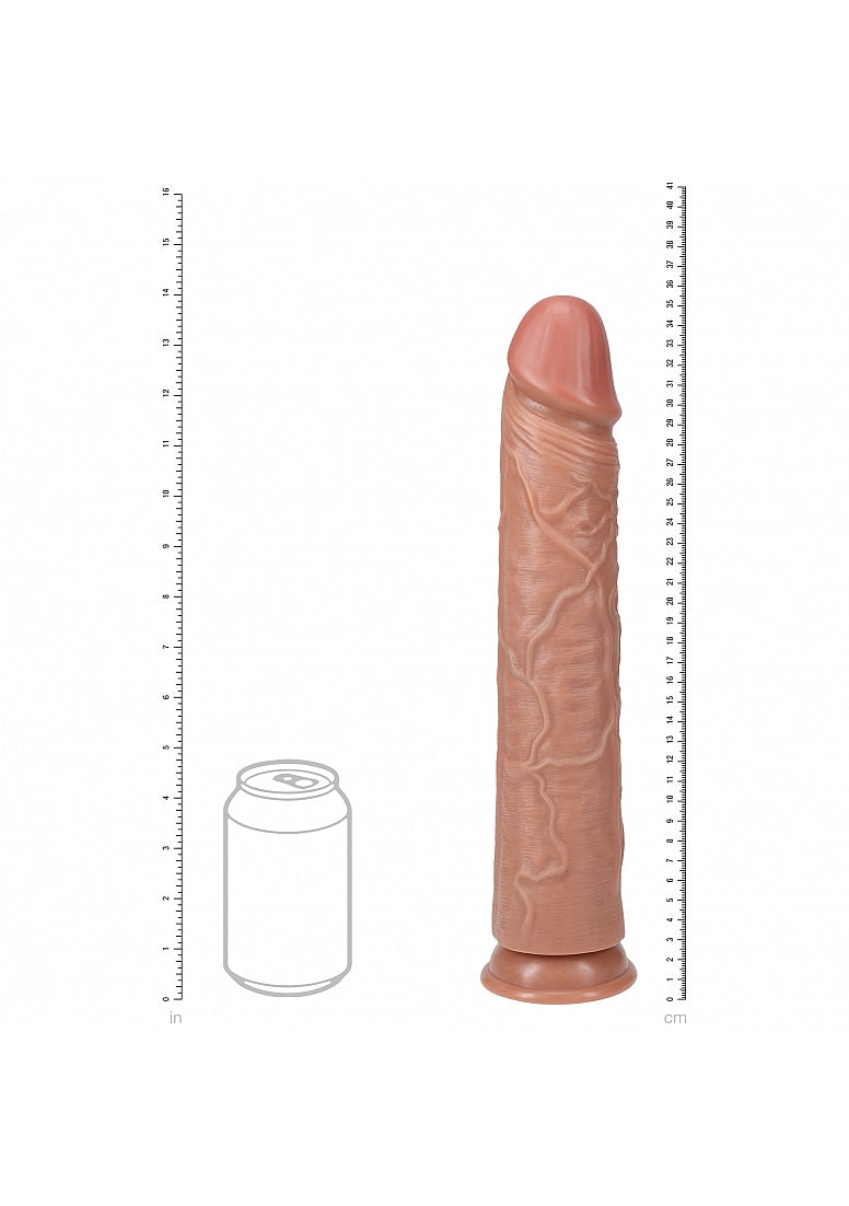 RealRock Ultra Realistic Skin - Extra Large Straight without Balls 14" / 35,5 cm - Tan