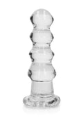 Crystal Clear 5.5" Curvy Dildo/Plug - Translucent