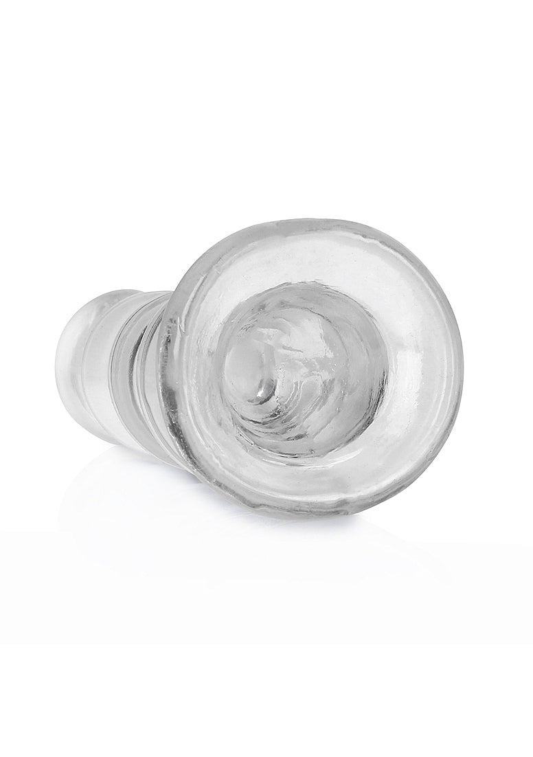 Crystal Clear 5.5" Curvy Dildo/Plug - Translucent