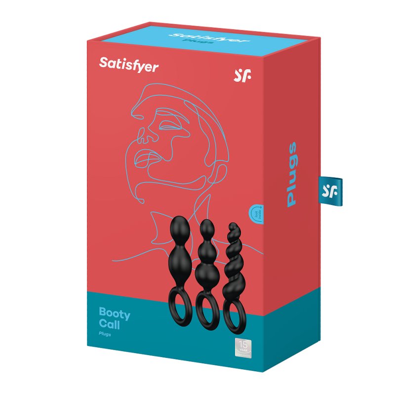 Satisfyer Booty Call Plugs Black