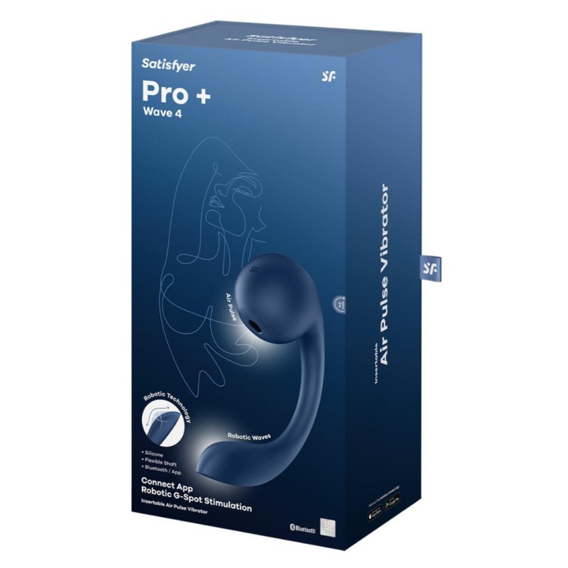 Satisfyer Pro+ Wave 4 Connect App blue
