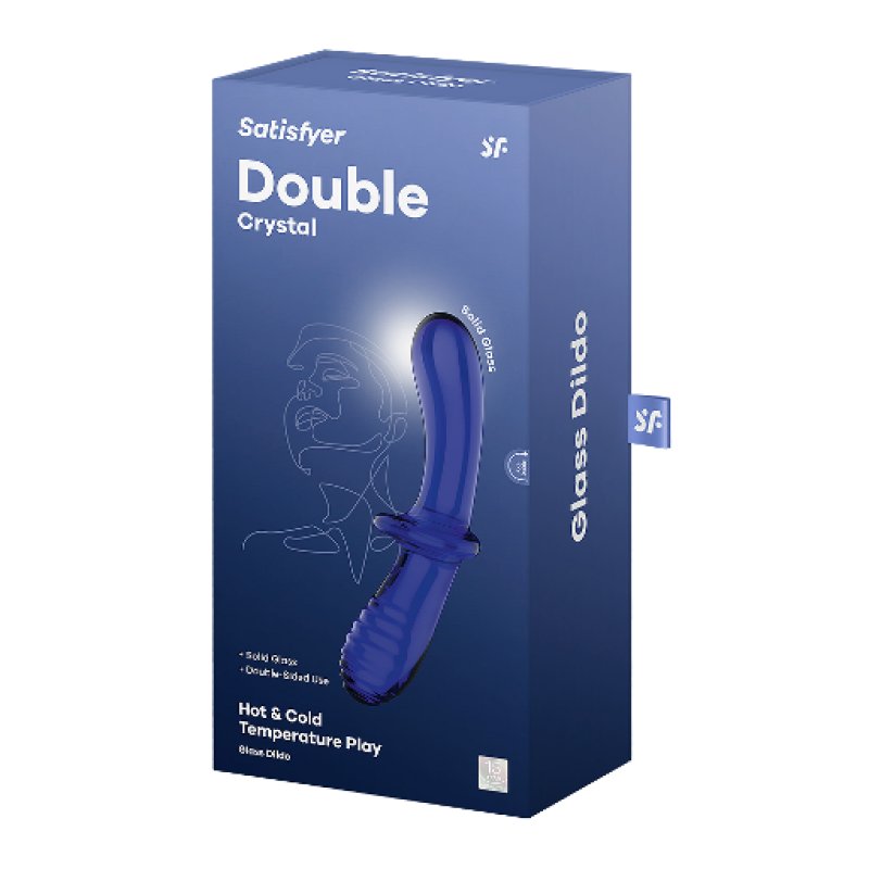 Satisfyer Double Crystal Light blue