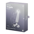 Satisfyer Triple Crystal 1 - Transparent