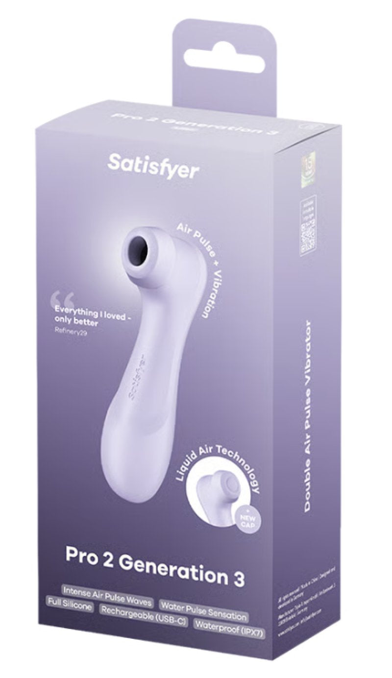 Satisfyer Pro 2 Generation 3 With Liquid Air - Lilac