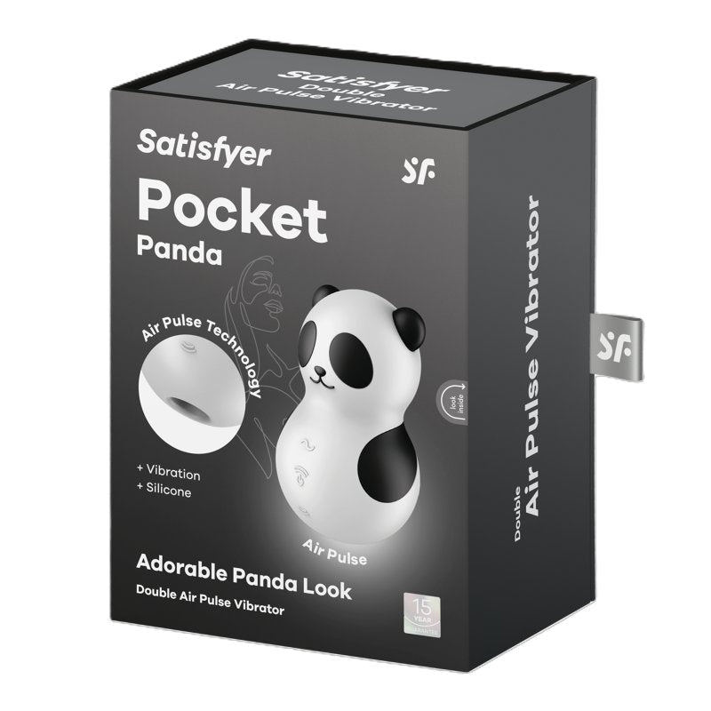 Satisfyer Pocket Panda black & White