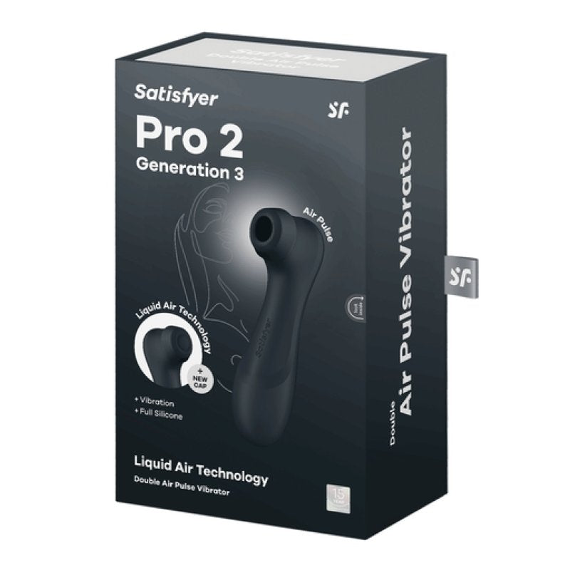 Satisfyer Pro 2 Generation 3 With Liquid Air - Black