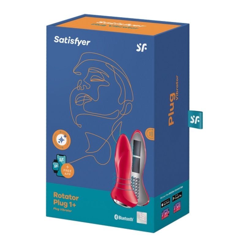 Satisfyer Rotator Plug 1+ red