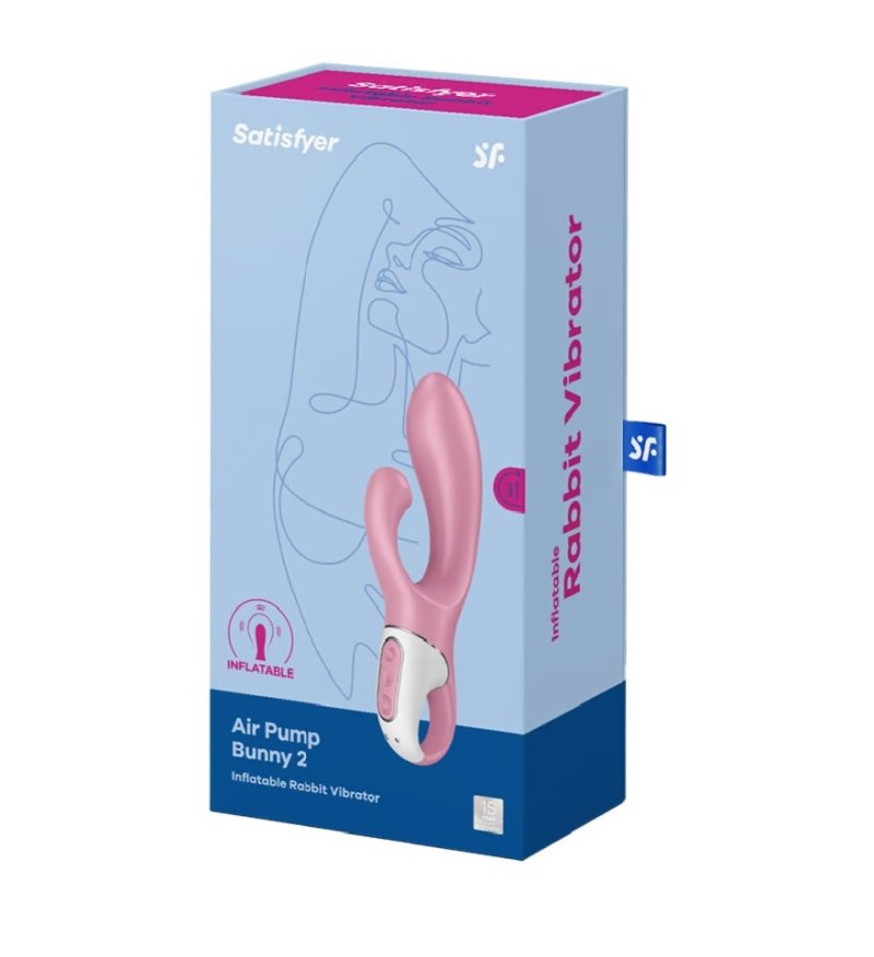 Satisfyer Air Pump Bunny 2 Light Red