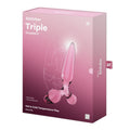 Satisfyer Triple Crystal 2 - Pink