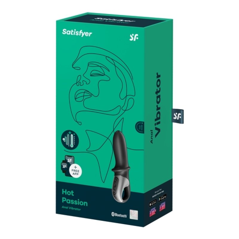 Satisfyer Hot Passion Warming Anal Vibrator With App