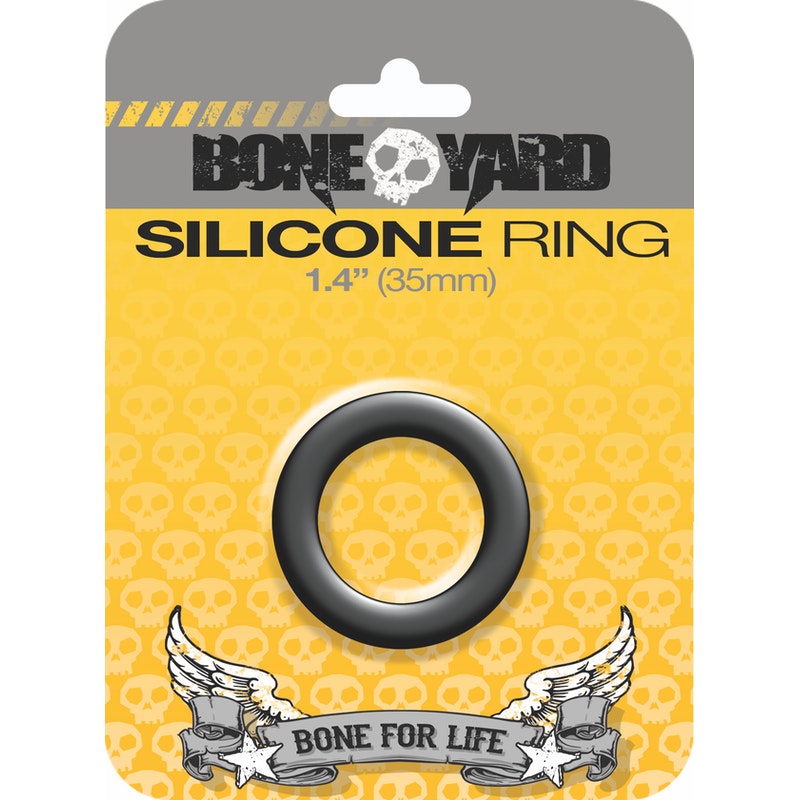 Boneyard Silicone Ring 35mm Black