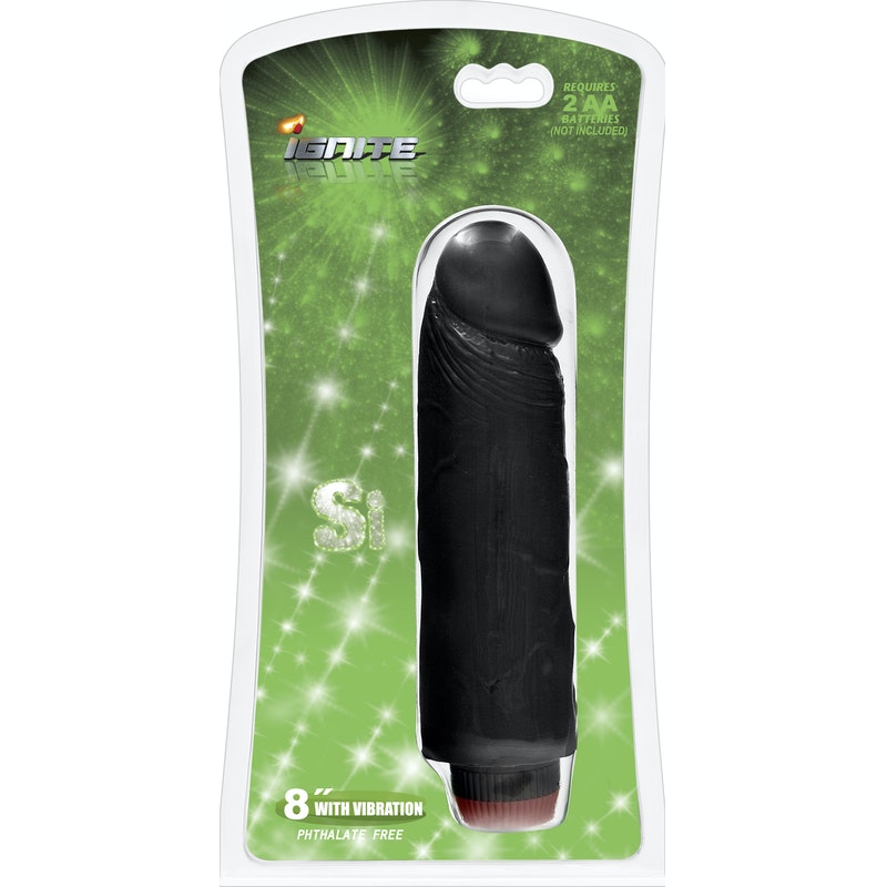 Cock w/ Vibration 8in Black