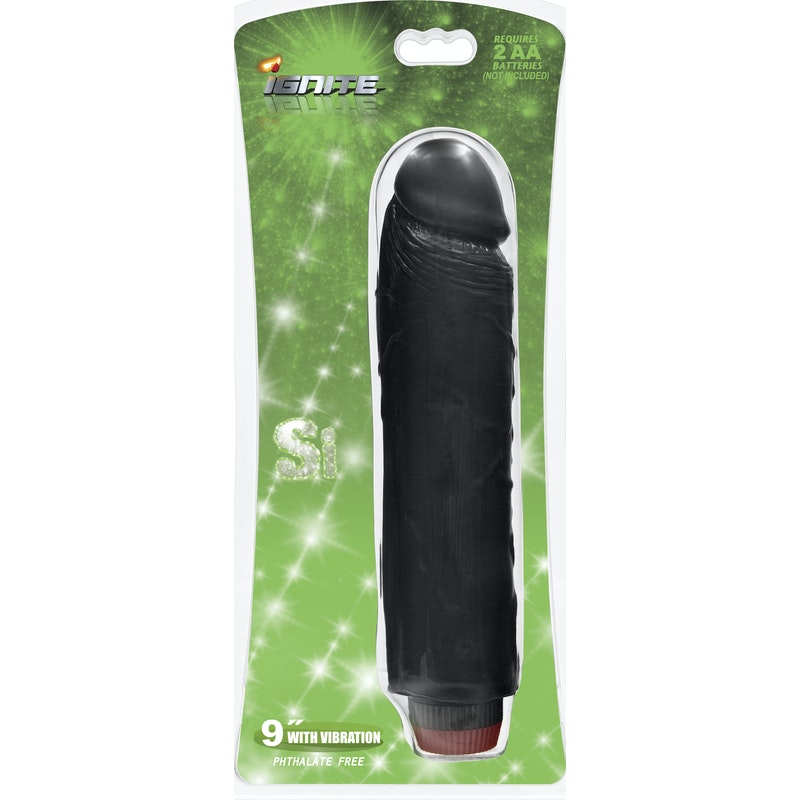 Cock w/ Vibration 9in Black