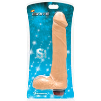 Cock w/ Balls w/ Vibration 9in Vanilla