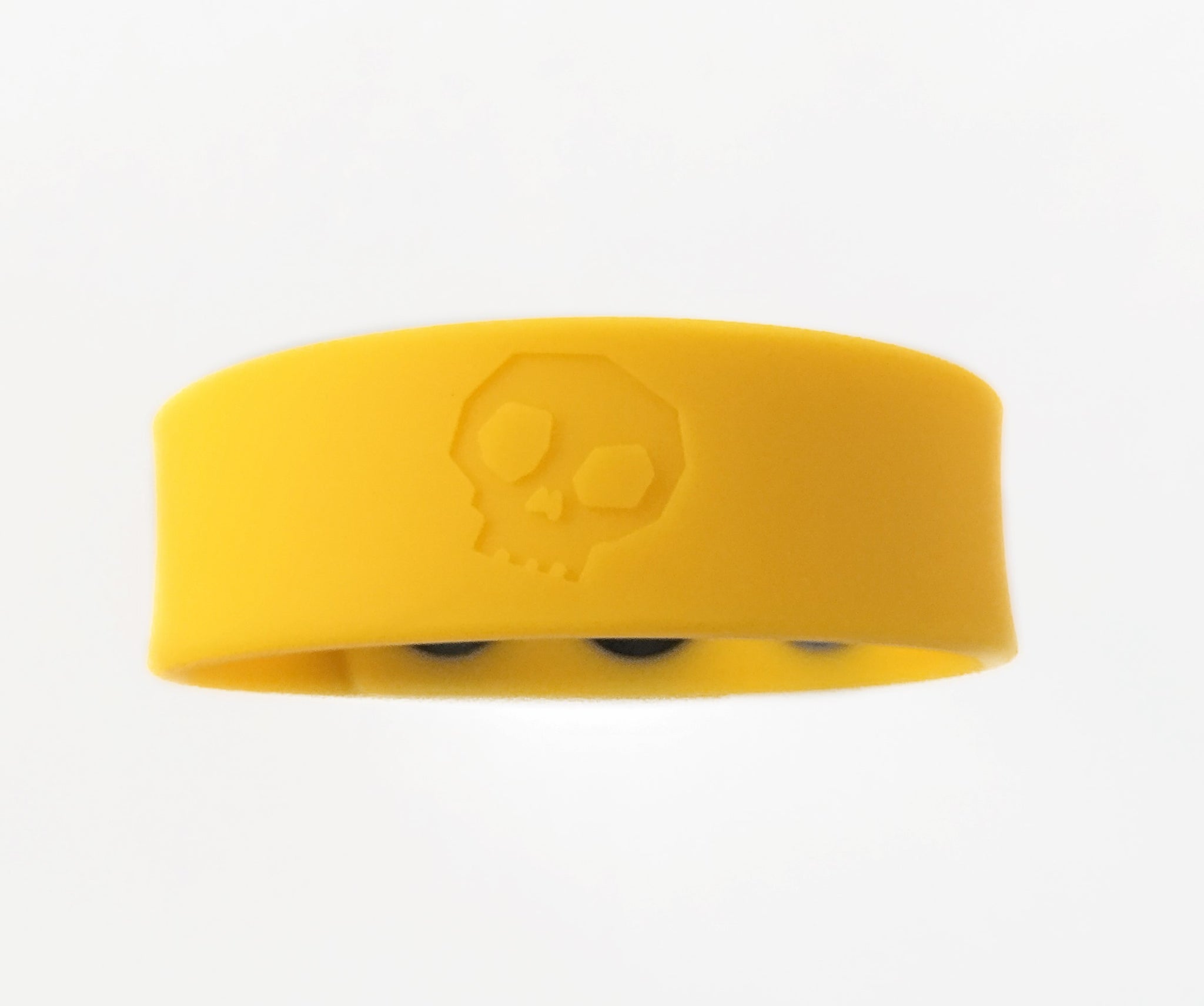 Boneyard Silicone Cock Strap - 3 Snap Ring - Yellow