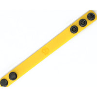 Boneyard Silicone Cock Strap - 3 Snap Ring - Yellow